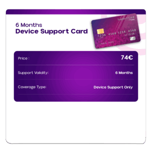 6 Months Support Card