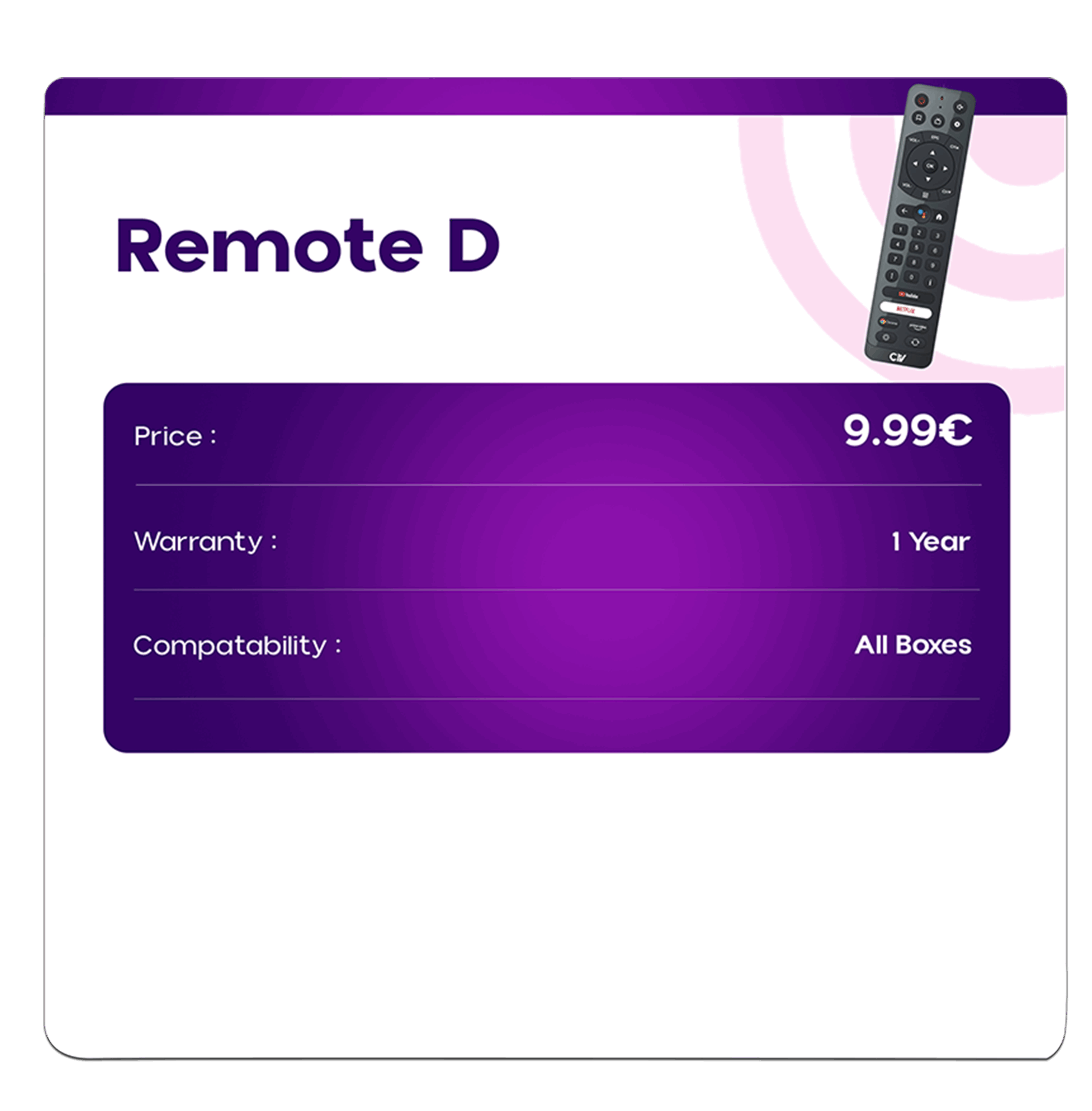 Remote D