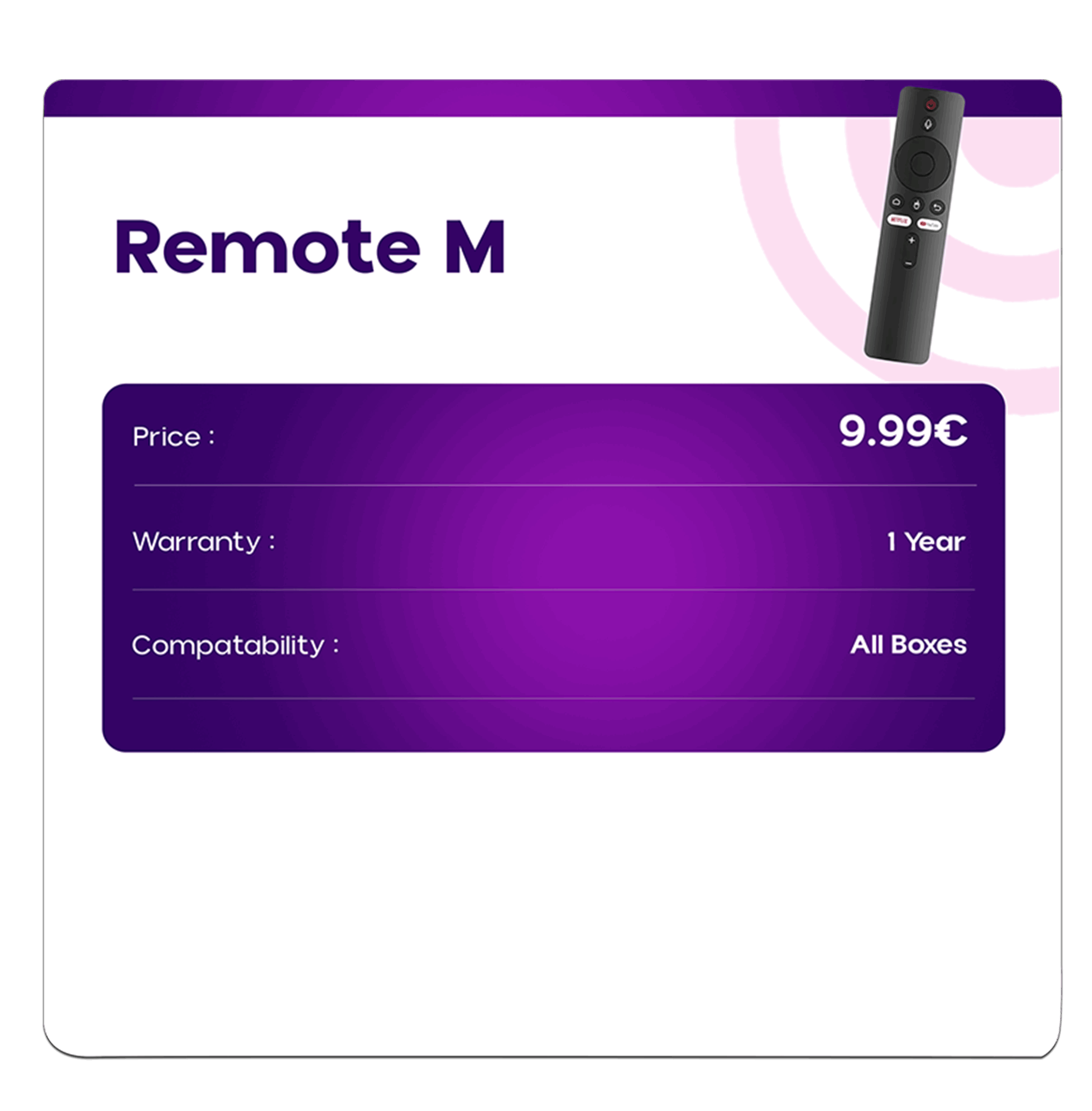 Remote M